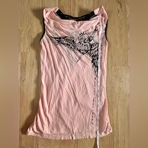Harley-Davidson Light Pink Graphic Tank Top Size Medium